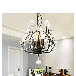 Seol Light Frozen Crystal Branches Chandelier